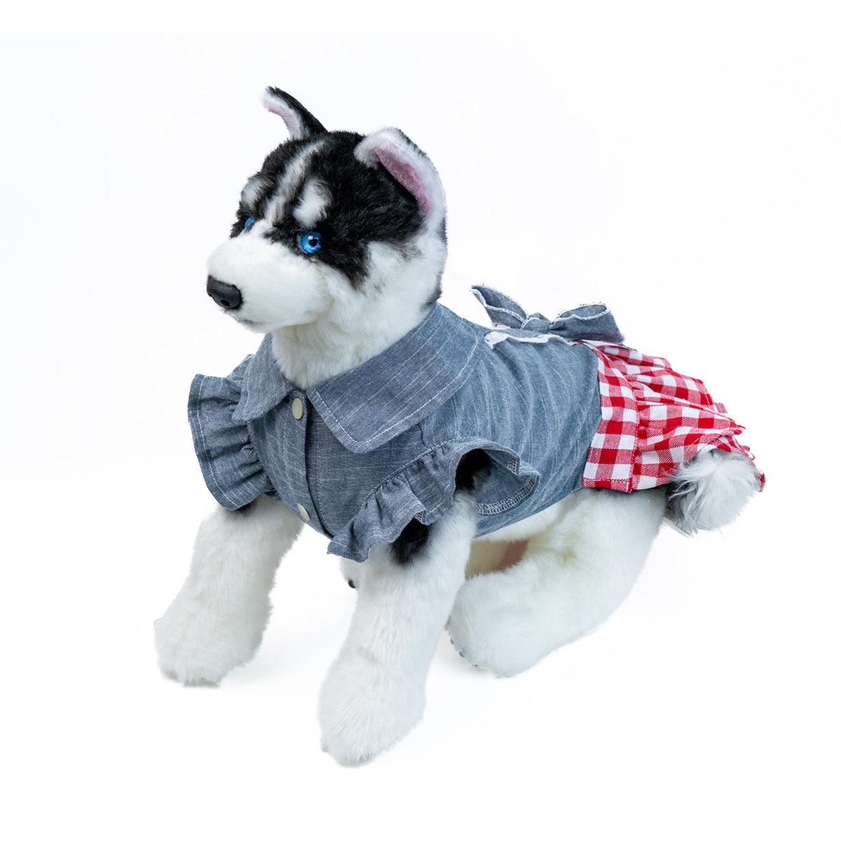 Checkerboard Skirt Red White for Cat Dog & Pet