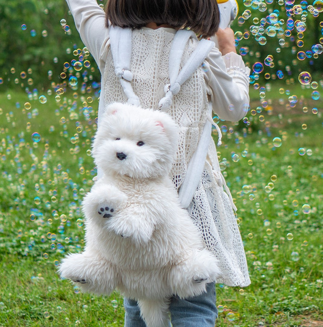 Discover Westie Dog Backpack - Plush & Practical – Loving Cats