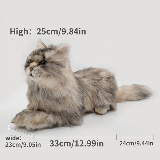 Plush Grey and Black Cat MADE-TO-ORDER