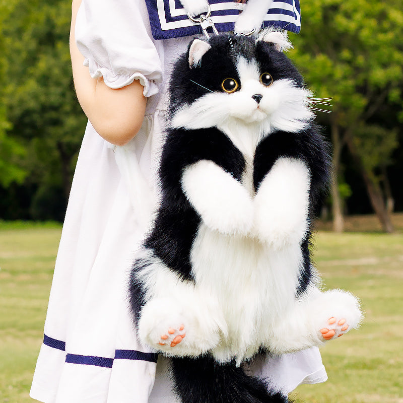 Unlock Cute Style with Mini Tuxedo Cat Backpack – Loving Cats Worldwide®