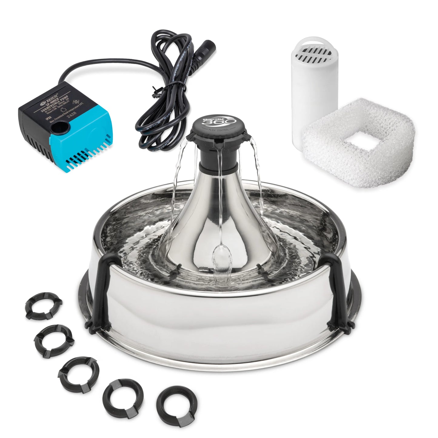 PetSafe Drinkwell® 360 Stainless Steel Pet Fountain