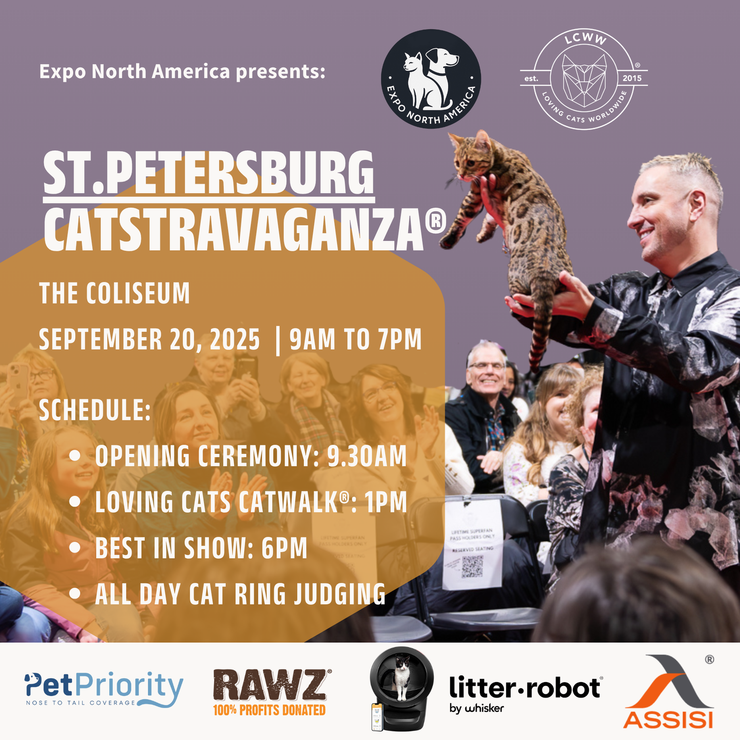St. Petersburg CATSTRAVAGANZA® September 20th, 2025