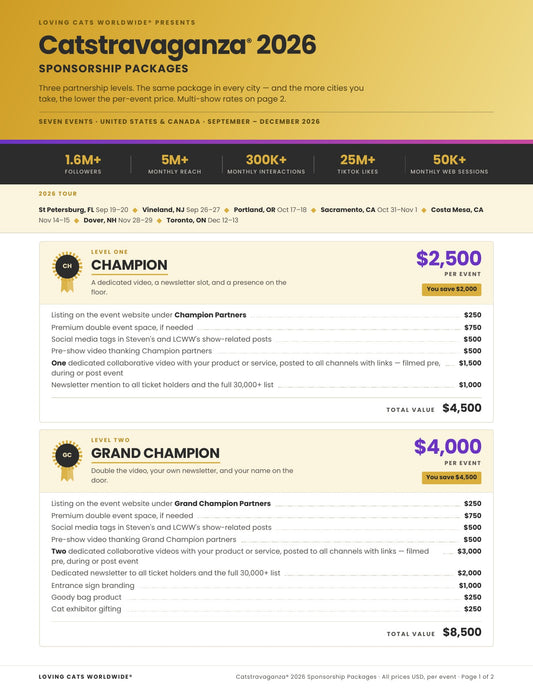 Vendors Registration - CATSTRAVAGANZA®