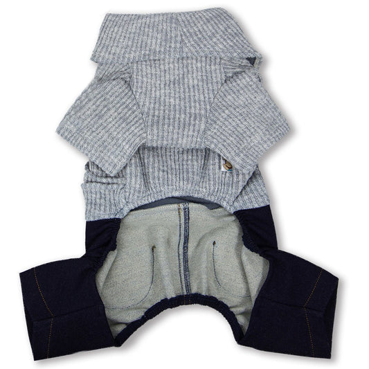 Touchdog Vogue Neck-Wrap Full Body Fashion Dog Sweater Outfit
