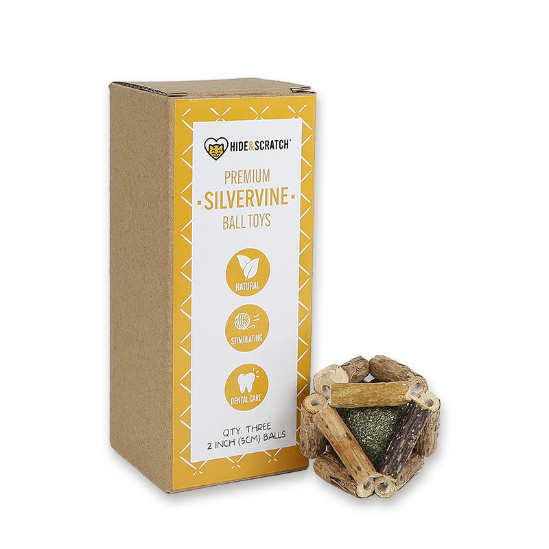 Premium Silvervine and Catnip Rattle Balls (3 ct) – Loving Cats Worldwide®