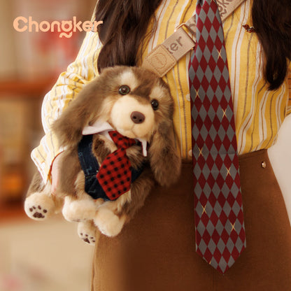 Dachshund Shoulder Bag – Plush Dog Purse for Girls