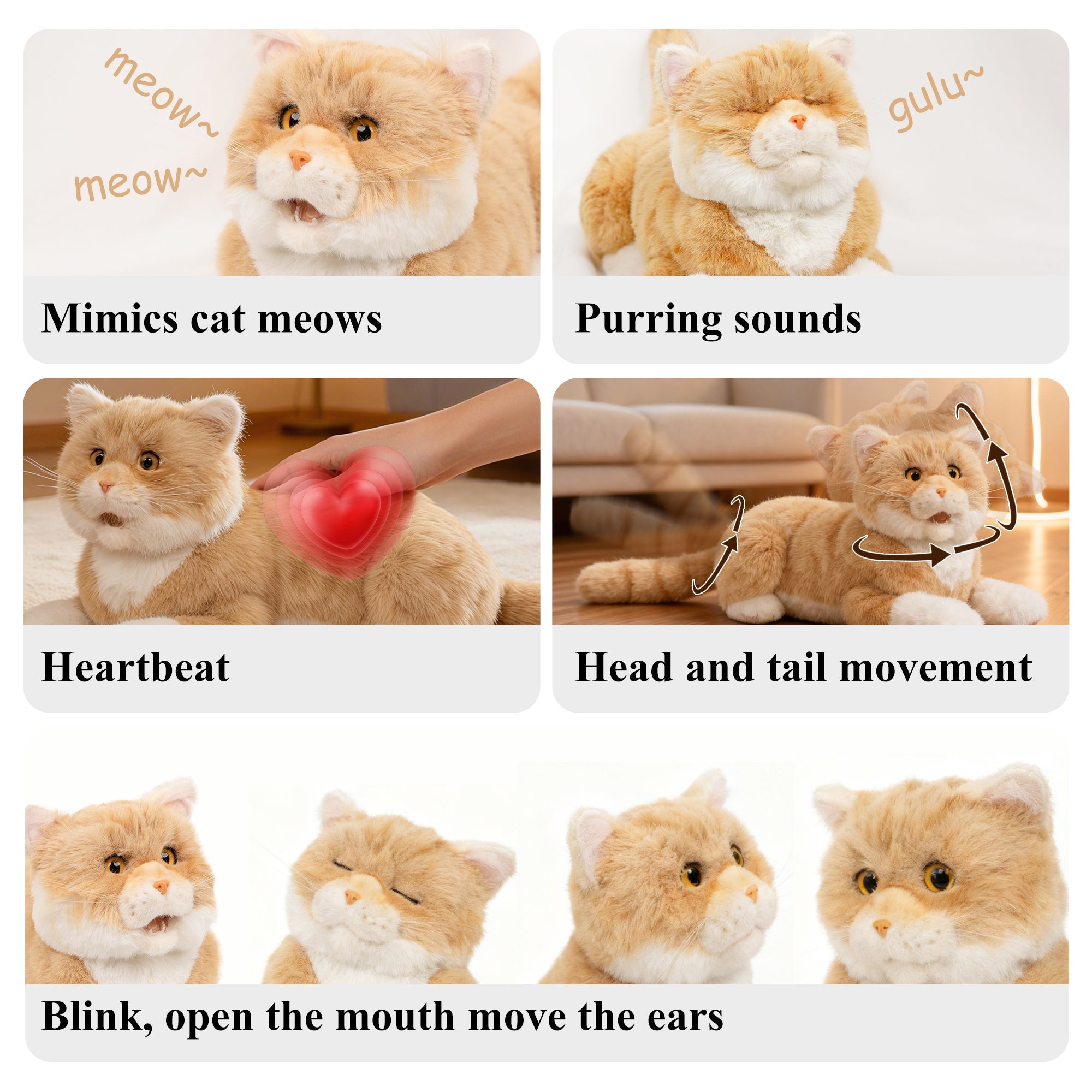 Discover Matecat Pro - Lifelike AI Plush Cat – Loving Cats Worldwide®