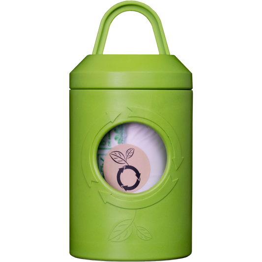 beyondGREEN Dog Poop Bag Leash Dispenser – Clip-On Holder Fits Standard Rolls – Durable & Portable