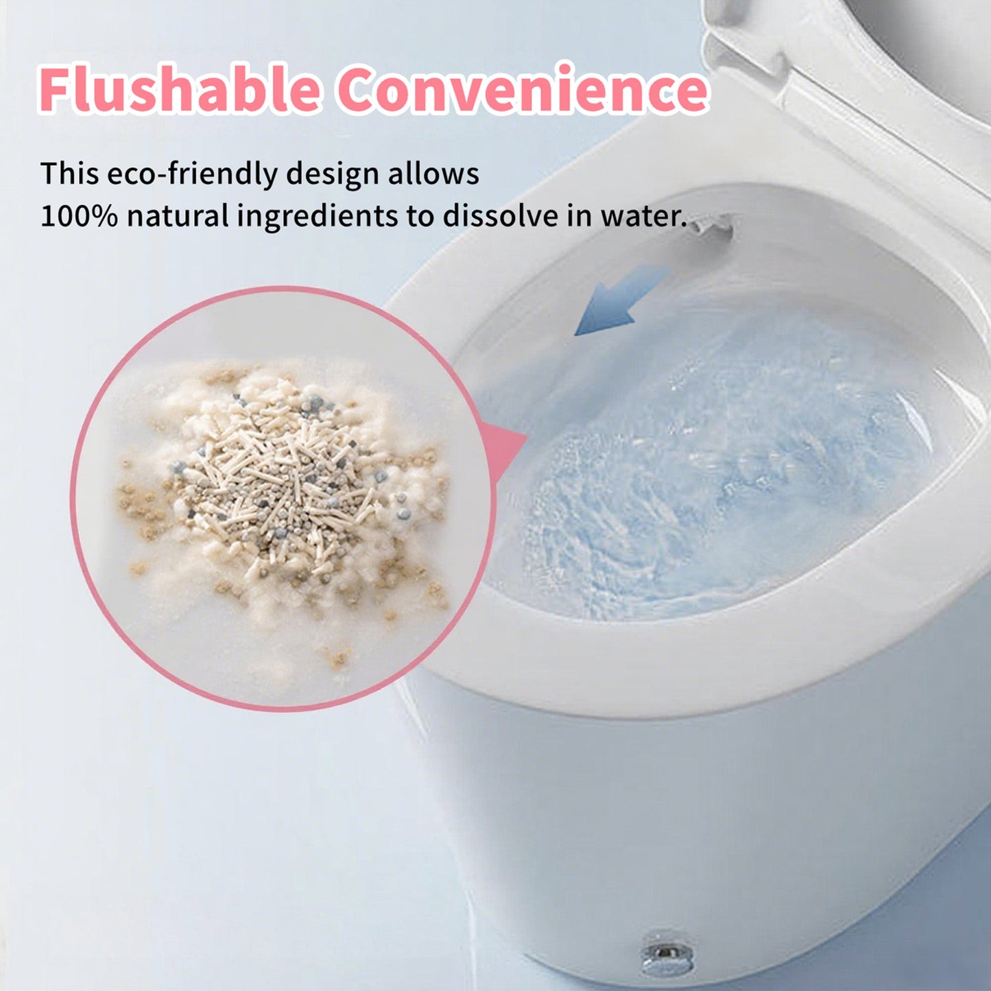 5-In-1 Cat Litter White Blosoom Scent, Yucca Enhanced