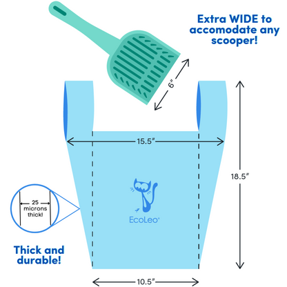 Biodegradable Cat Litter Waste Poop Bags