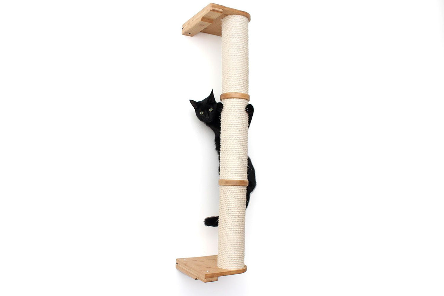 Wall Mounted Cat Climbing Pole - Sisal