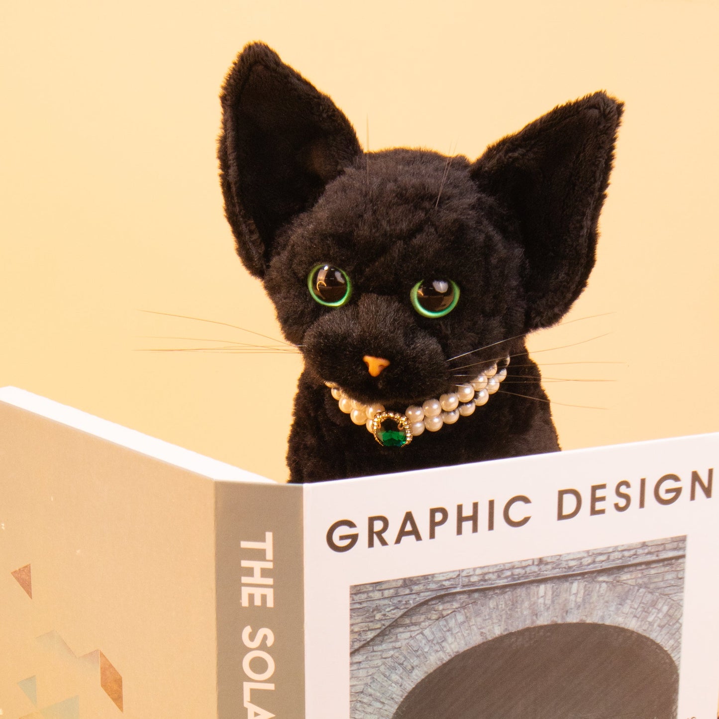 Devon Rex Cat Plush – Handmade Gift for Cat Lovers