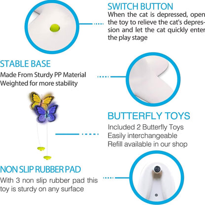 Automatic Butterfly Toy For Cat
