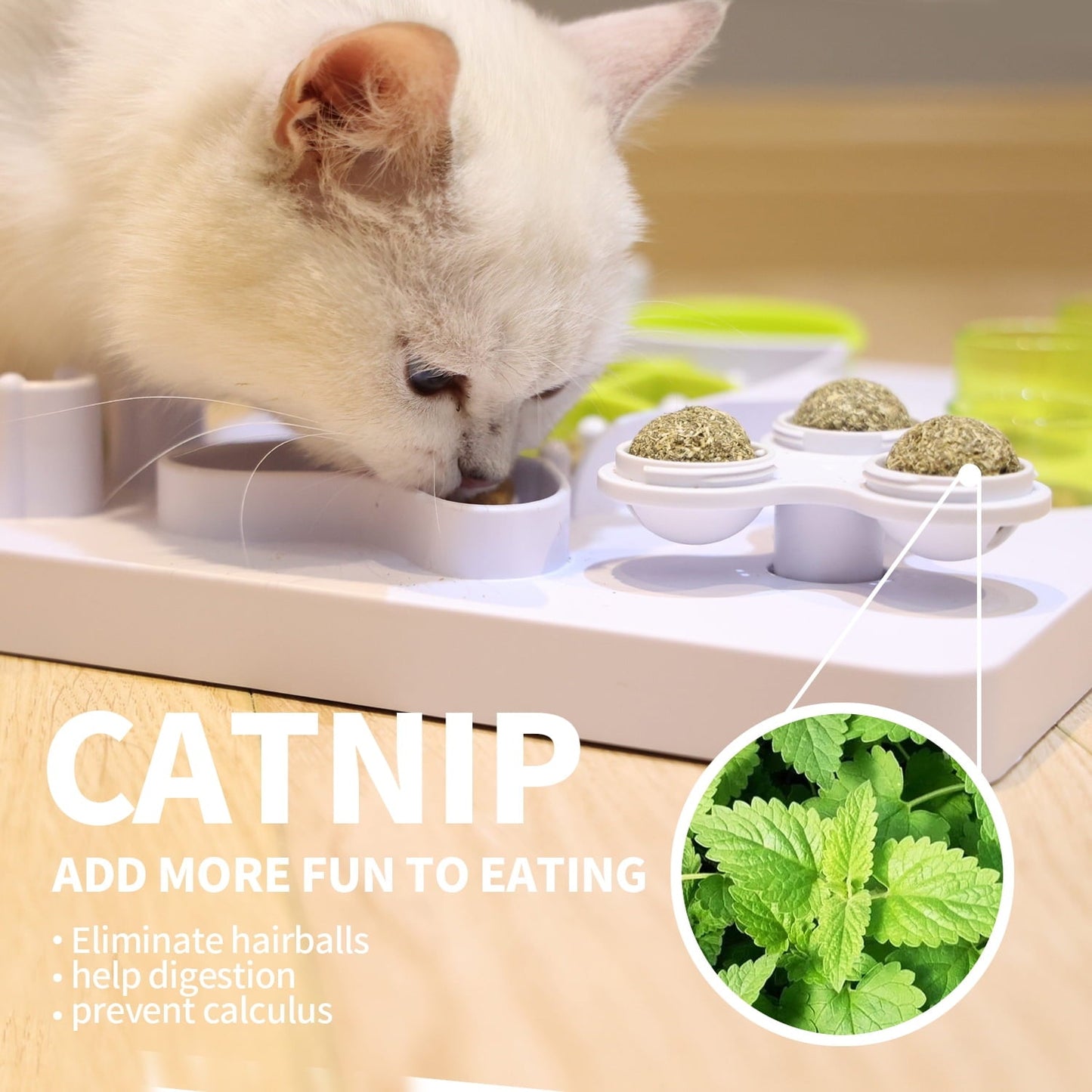 Interactive Cat Toy - Enjoy the fish puzzle toy