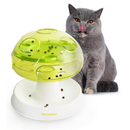 Interactives -Mushroom cat puzzle toy for Enrichmentni