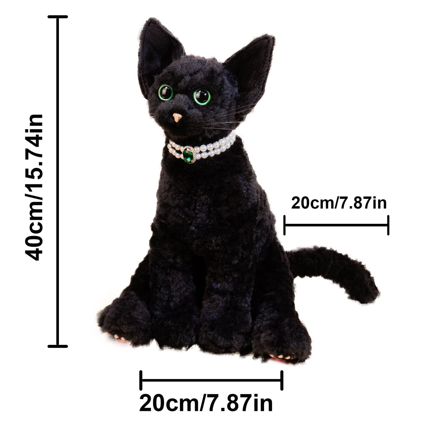 Devon Rex Cat Plush – Handmade Gift for Cat Lovers