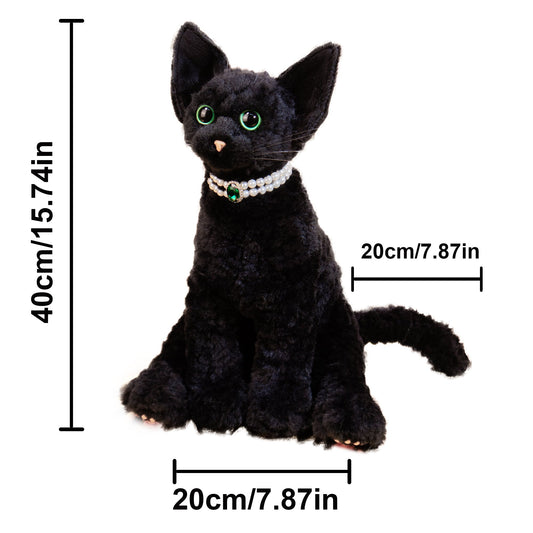 Devon Rex Cat Plush – Handmade Gift for Cat Lovers