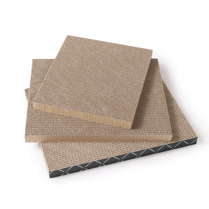 Refill Scratch Pad Pack for Vertical (L-Shaped) Cat Scratcher Box