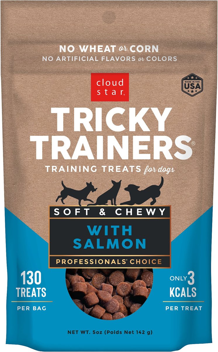 Cloud Star Tricky Trainers Chewy Treats - Salmon