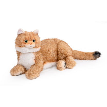 Percy 2.0 Golden British Short Hair Cat- Breathing  Heartbeat Pur,Voice Robonic Cat