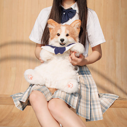 Corgi Backpack – Cute Dog Plush Bag for Kids & Pet Fans