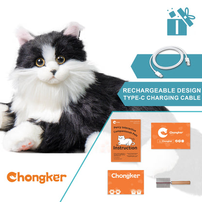 Percy Robot Cat – Voice,Purring & Heartbeat for Comfort