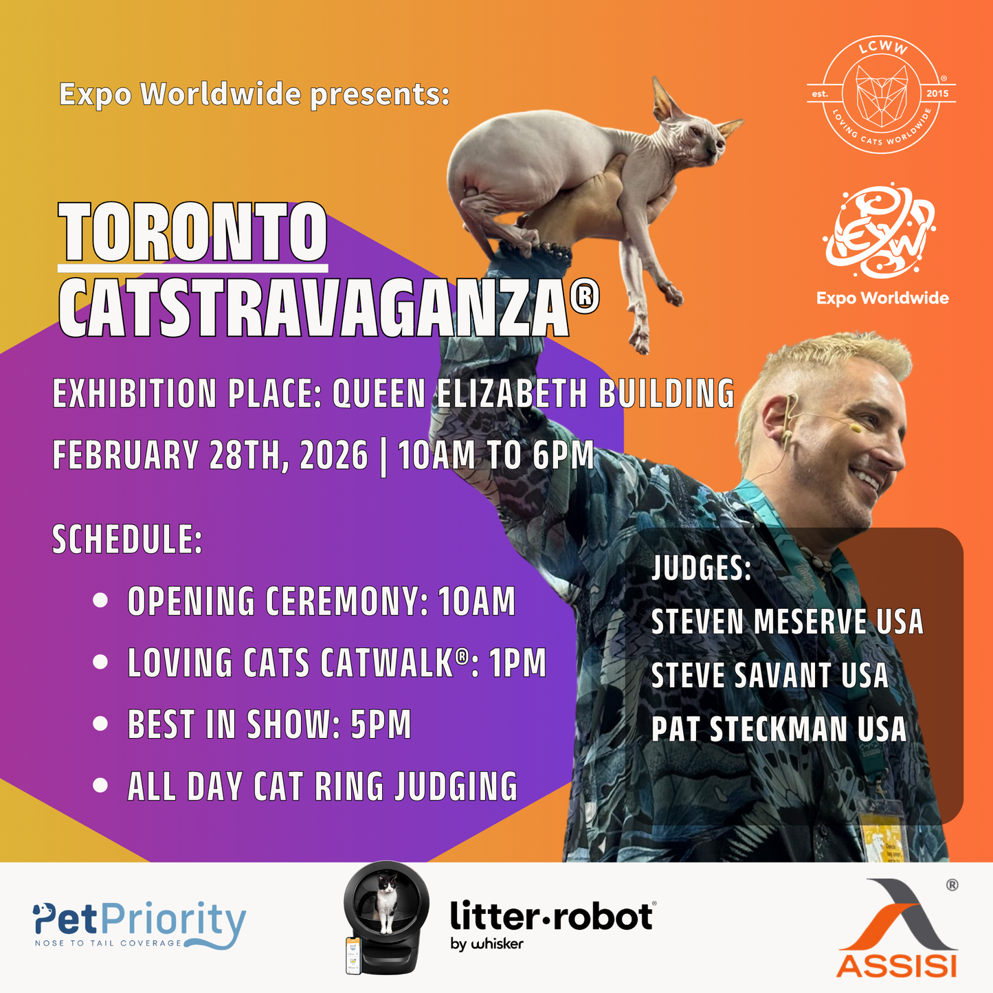 Toronto CATSTRAVAGANZA® Saturday, February 28, 2026