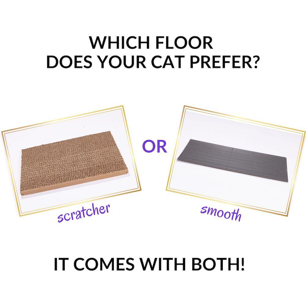 Spooky Cat Haunted House Cardboard Condo