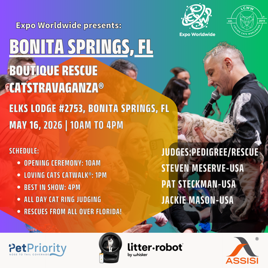 Bonita Springs Boutique Rescue CATSTRAVAGANZA® Saturday, May 16, 2026