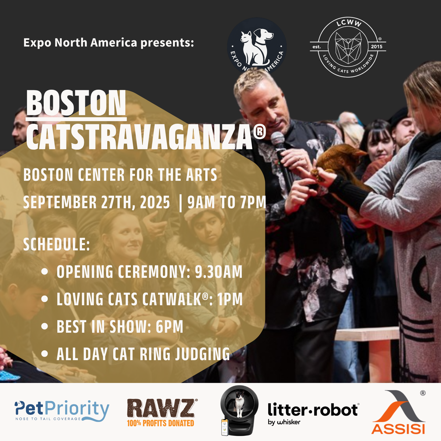 Boston CATSTRAVAGANZA® September 27th, 2025
