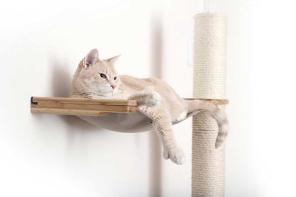 The Crow's Nest - A Wall Cat Scratcher with Hammock