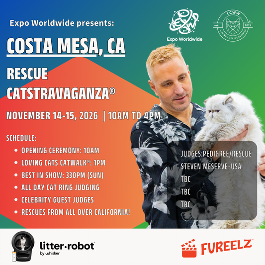 Costa Mesa Rescue CATSTRAVAGANZA® Saturday & Sunday November 14-15, 2026