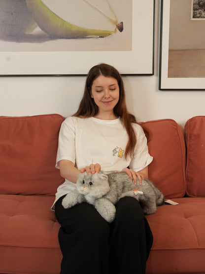 Silver British Shorthair Cat Plush