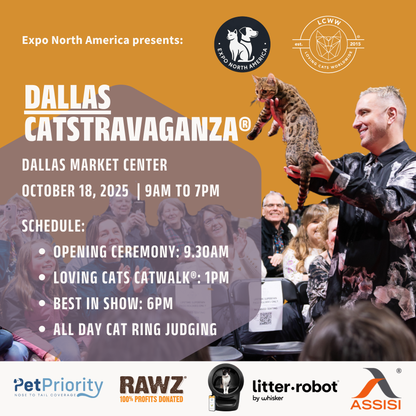 Dallas CATSTRAVAGANZA® October 18th, 2025