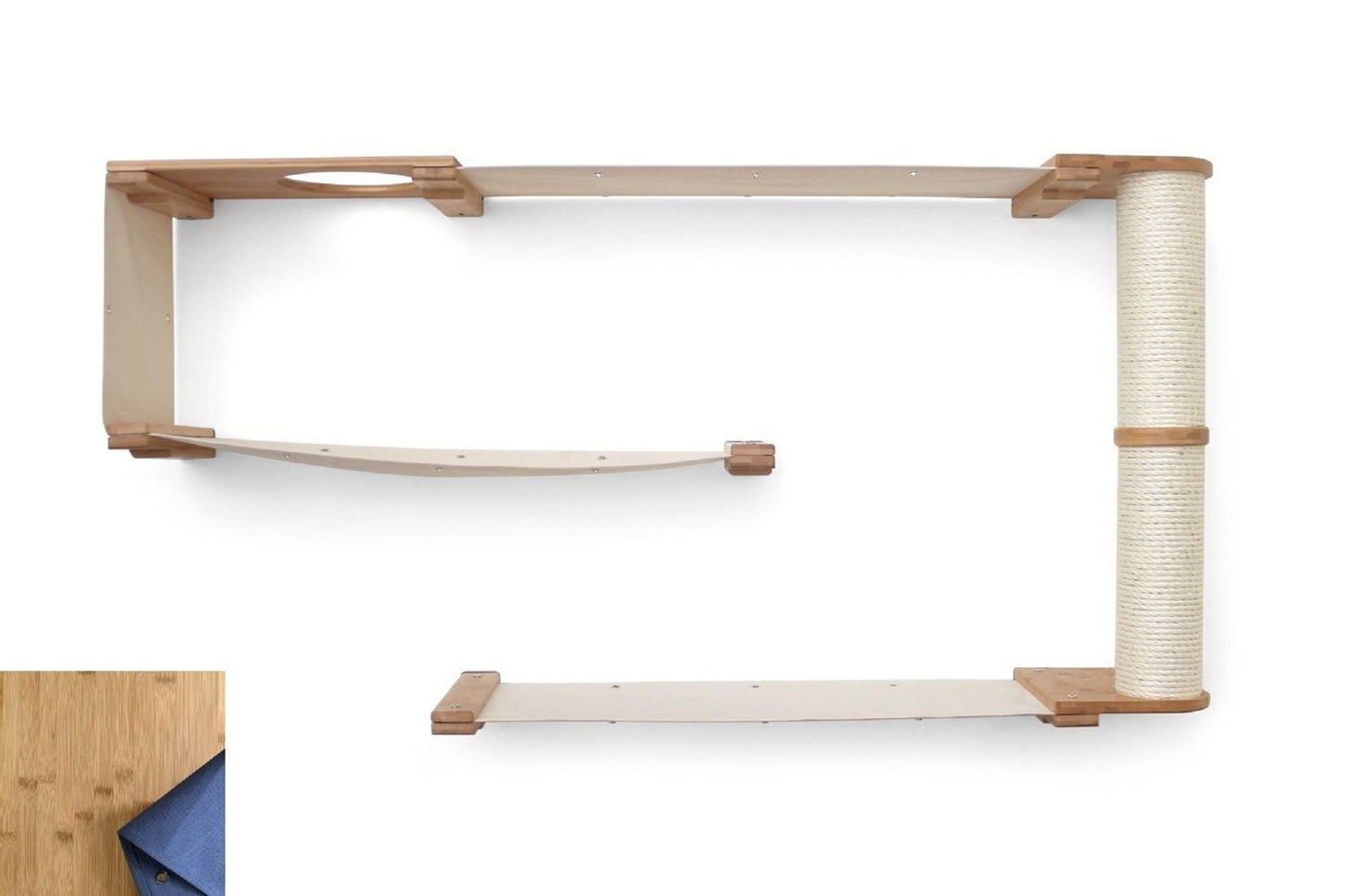 Cat Maze Wall - 3 Tier Cat Tree