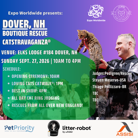 Dover Boutique Rescue CATSTRAVAGANZA® Sunday, Sept. 27, 2026