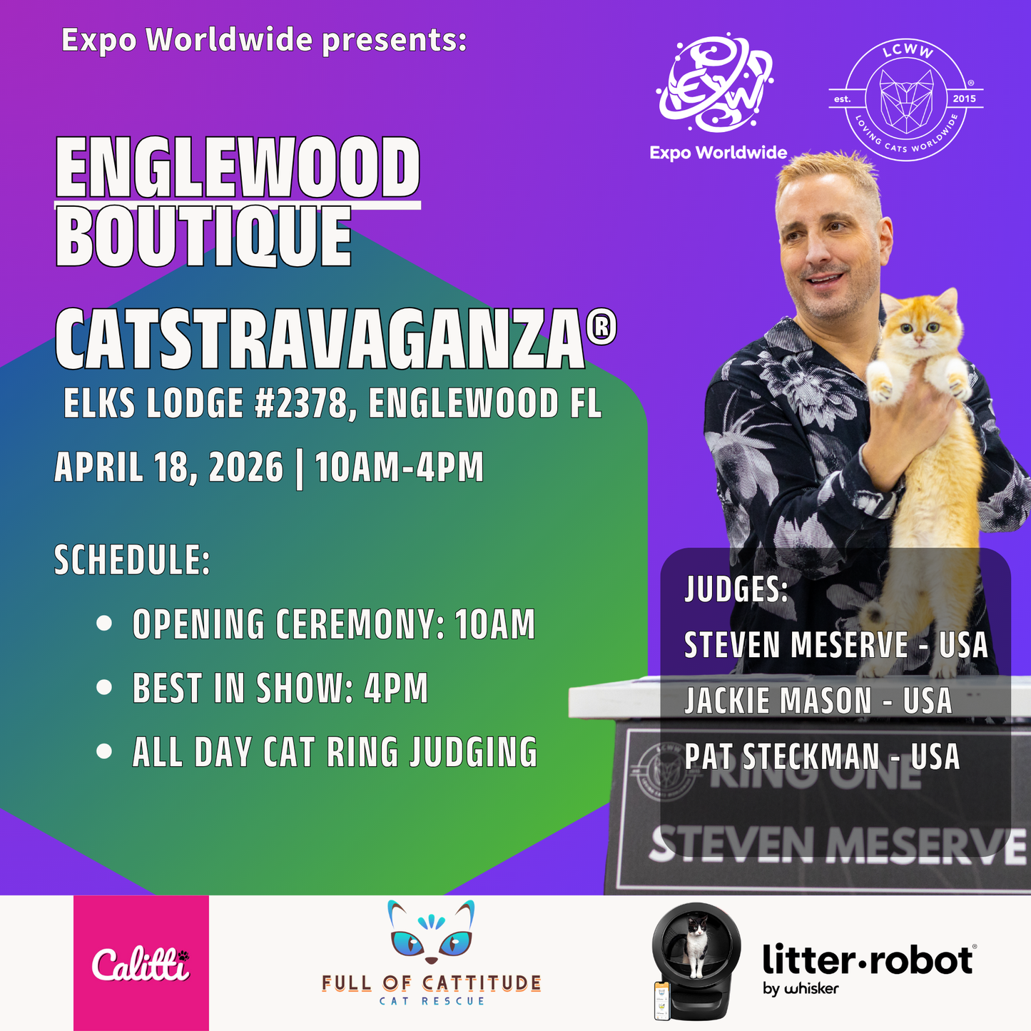Englewood Boutique CATSTRAVAGANZA® Saturday, April 18, 2026