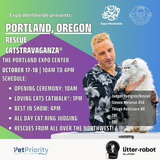 (Coming soon!)Portland Rescue CATSTRAVAGANZA® Saturday & Sunday October 17-18, 2026