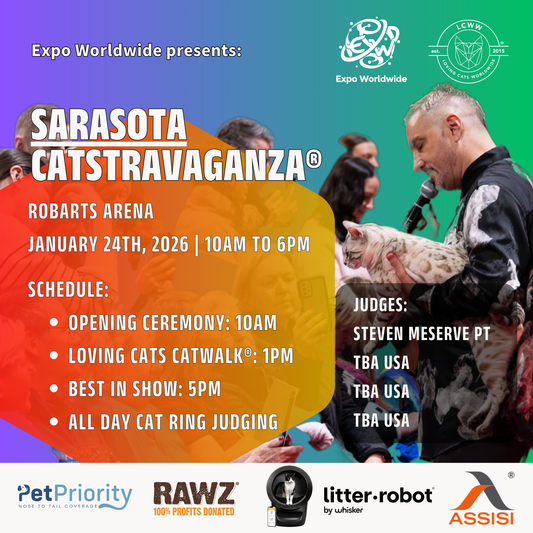 Sarasota CATSTRAVAGANZA® January 24th, 2026