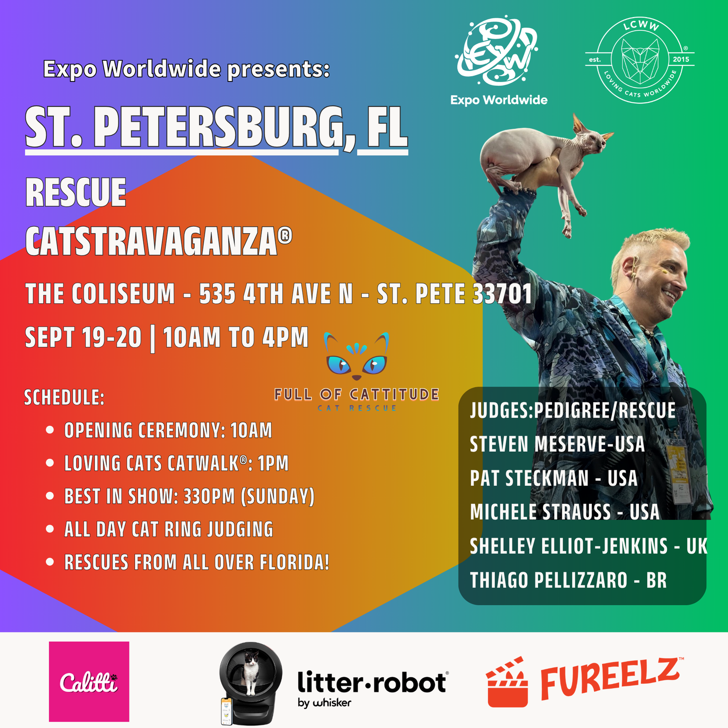 St Petersburg Rescue CATSTRAVAGANZA® September 19-20 2026
