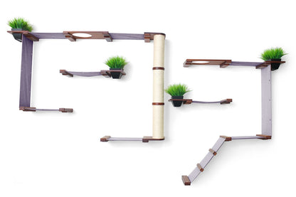 The Gardens - Modern Cat Tree with Plants