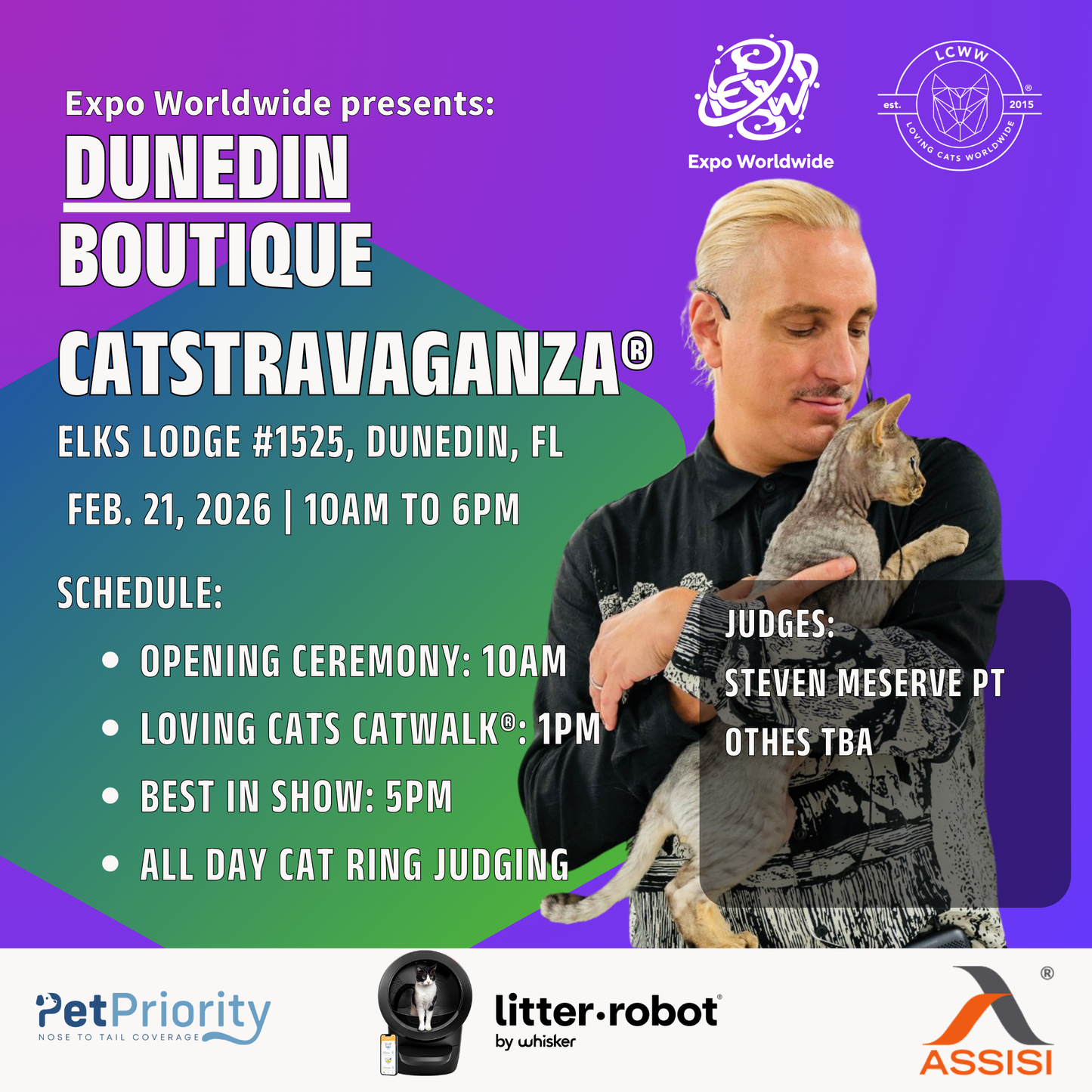 Dunedin Boutique CATSTRAVAGANZA® Feb. 21, 2026