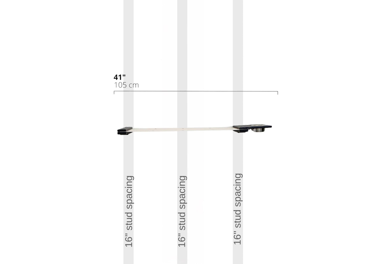 Dog Proof Cat Feeder - Wall-Mounted - Raised
