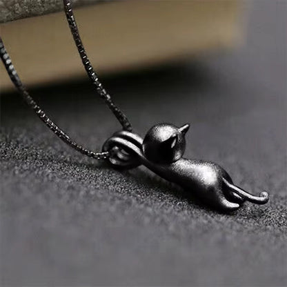 Hold On Tight Cat Necklace