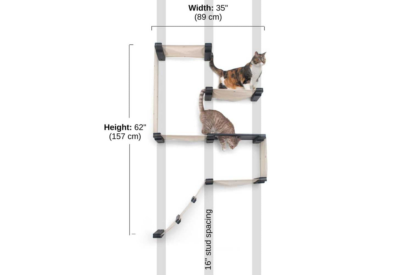 The Deluxe Cat Fort - Modern Cat Condo