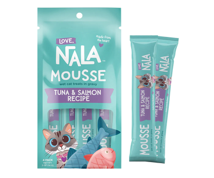 Tuna & Salmon Cat Treats, Pack of 4