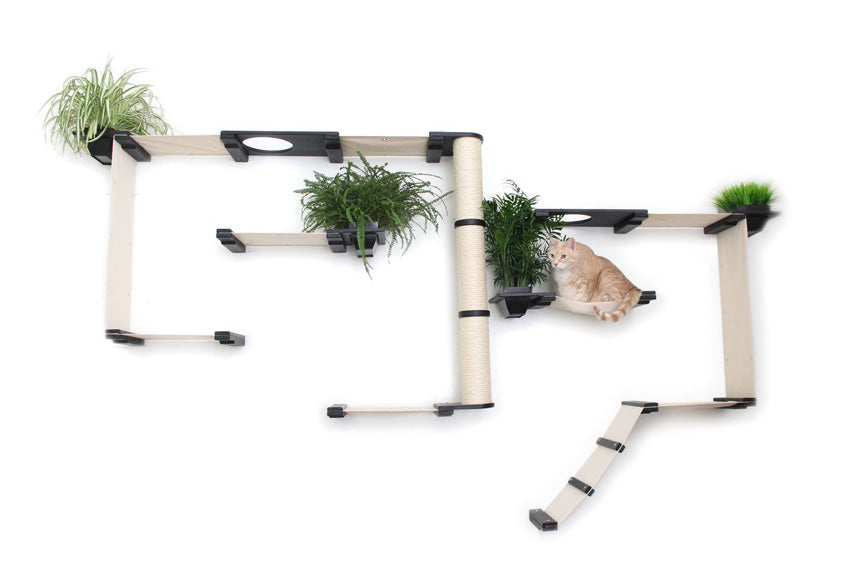 The Gardens - Modern Cat Tree with Plants