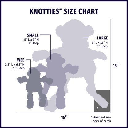 HuggleCause™, Project K-9 Hero, Flash Knottie® Plush Dog Toy, Large
