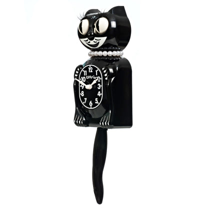 Classic Black Miss Limited Edition Kitty-Cat Klock (12.75" high)
