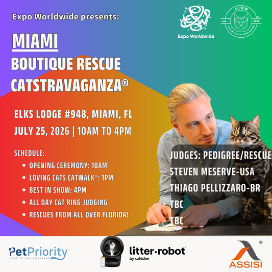 Miami Boutique Rescue CATSTRAVAGANZA® Saturday, July 25, 2026